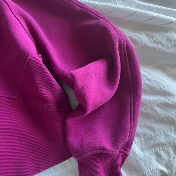 Lululemon Half-zip Scuba xs/s Ripened Raspberry - Picture 6 of 7